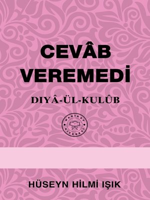 cover image of Cevâb Veremedi